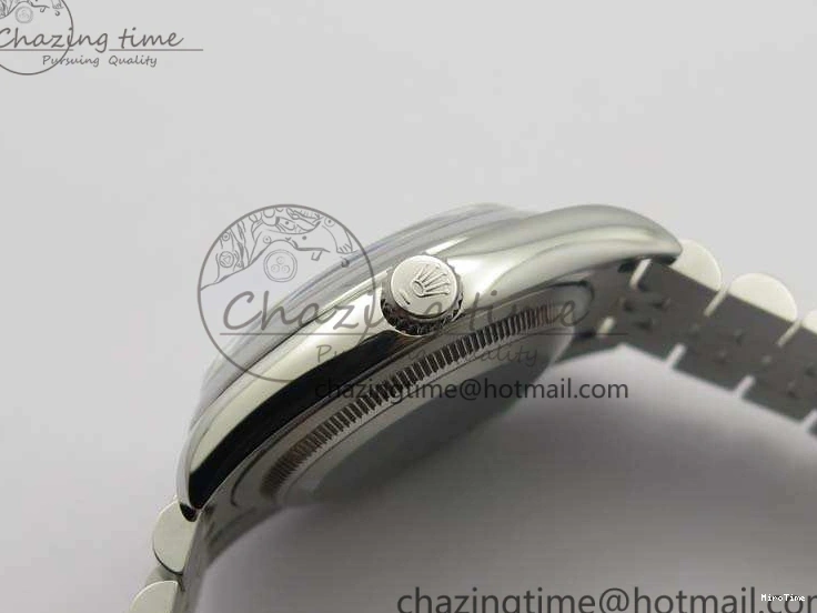 MiroTime 0223 DateJust 36mm SS 116200 ARF 1:1 Best Edition Black Roman Dial On 904L SS Jubilee Bracelet SA FlexibleFit 3519